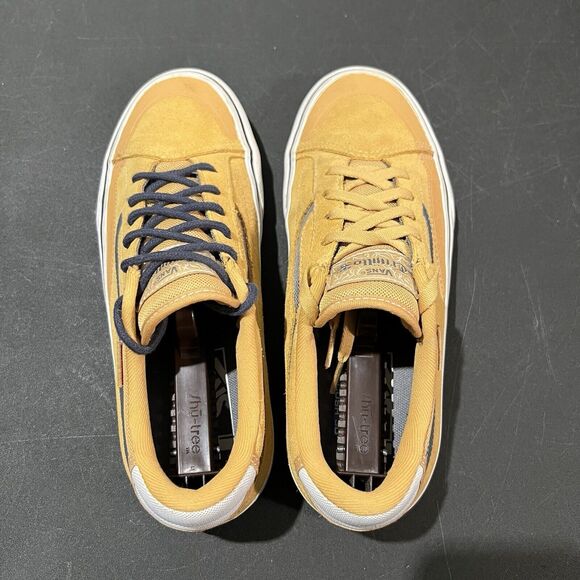 Vans Pro Trujillo Men's 7 Yellow Athletic Suede Skateboarding Old Skool Sneakers - Picture 8 of 10